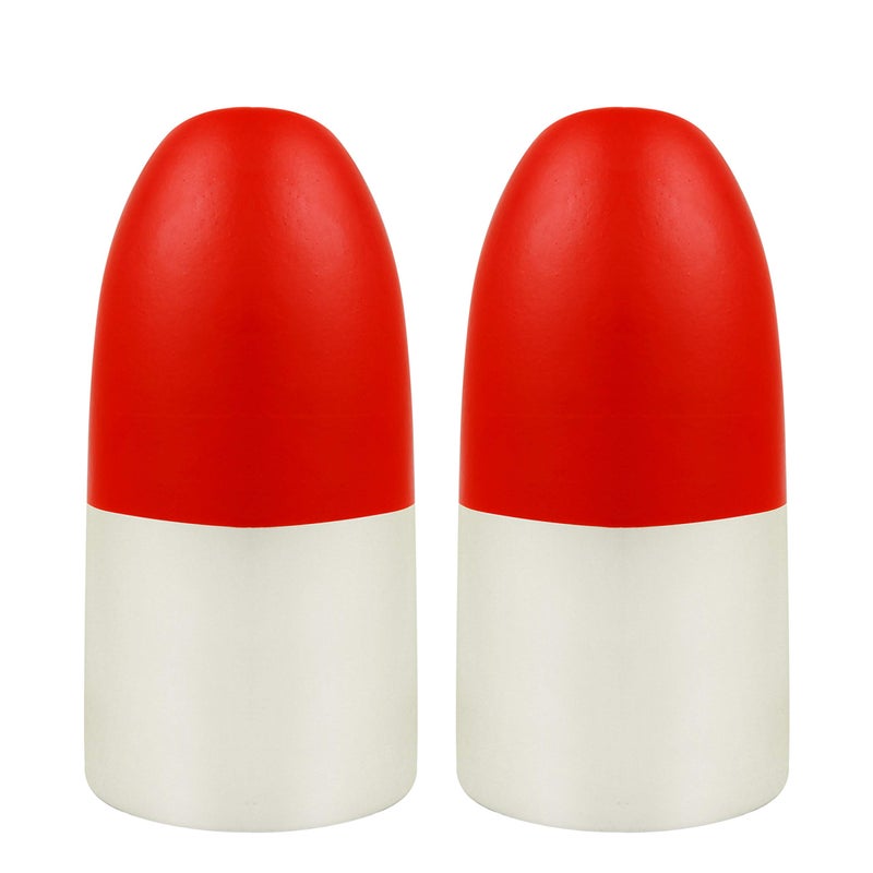 Shaddock Fishing Crab Fishing Trap Floats Buoy - Kayak Outrigger Stabilizer Crab Pot Markers 5x11 6x14 7x14 inch Red/White - Image 1